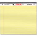 Roaring Springs Roaring Spring Landscape Format Writing Pad, 11in x 9-1/2in, Canary, 40 Sheets/Pad 74501